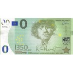 0 Euro biljet Rembrandt